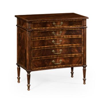 Buckingham Mahogany Chest of Drawers with Concave Profile