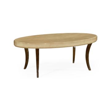Oval Coffee Table Art Deco