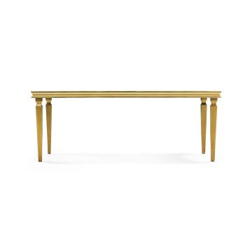 Italian gilded rectangular coffee table