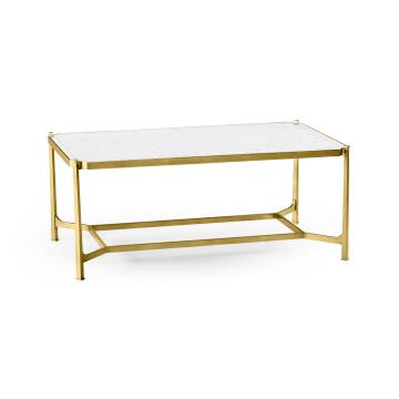 √É‚Ä∞glomis√É¬© & gilded iron rectangular coffee table
