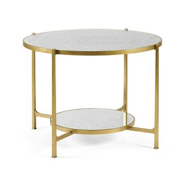 Transitional gilded centre table 