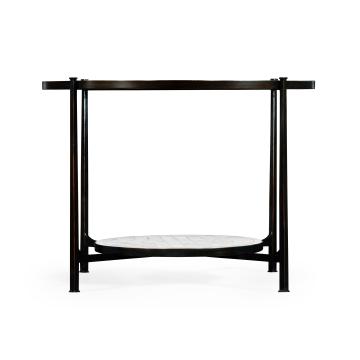 Transitional bronze centre table