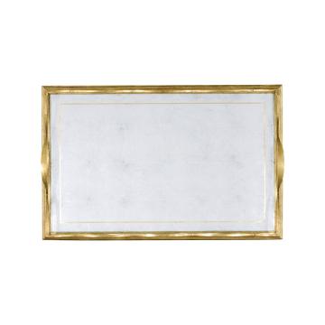 √É‚Ä∞glomis√É¬© & gilded iron rectangular tray 