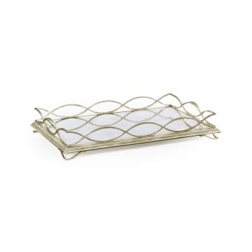 Serving Tray Interlaced - Silver
