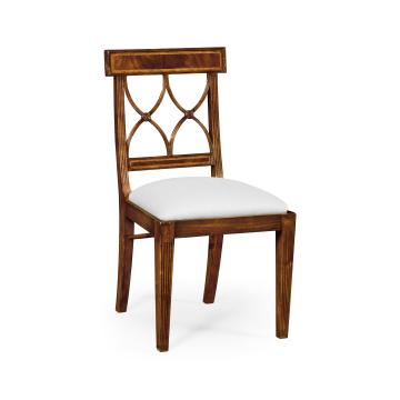 Regency Mahogany Curved Back Side Chair