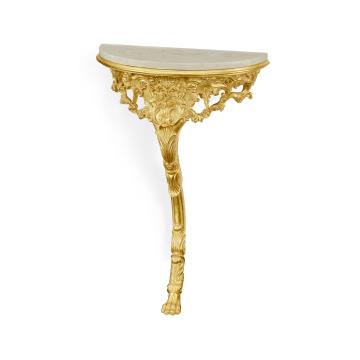 Wall Mounted Table Rococo - Scagliola