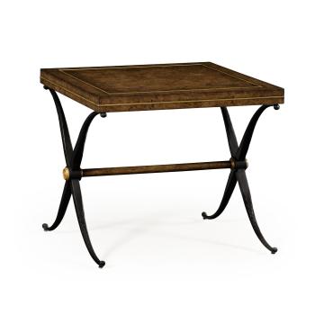 Jonathan Charles Hammered Iron Side Table