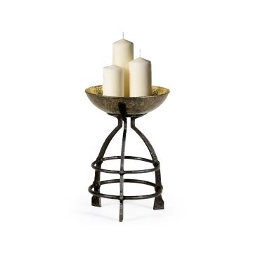 Jonathan Charles Candle Stand - Wrought Iron
