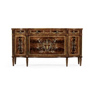 Large side cabinet with fine MOP & marquetry inlay