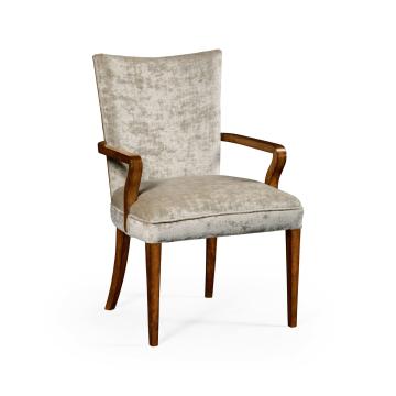 Biedermeier Style Mahogany Dining Arm Chair