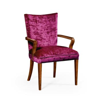 Biedermeier Style Mahogany Dining Arm Chair