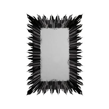 Wall Mirror Sunburst - Black