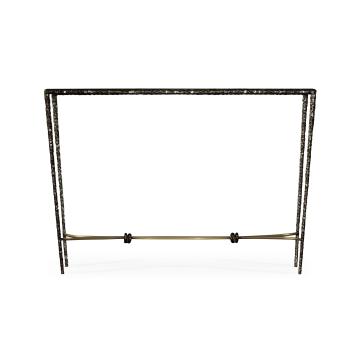Console Table Hammered - Black