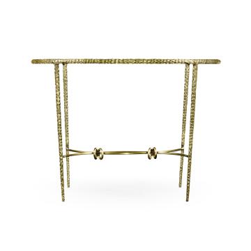 Centre Table Hammered - Brass