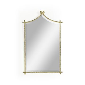 Wall Mirror Hammered - Brass