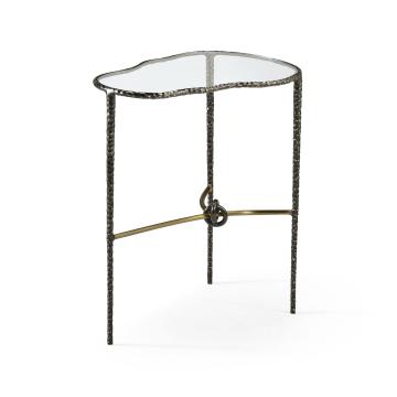 Lamp Table Hammered - Black