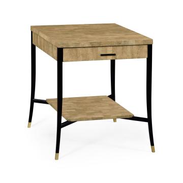 Jonathan Charles Indochine End Table with Drawer