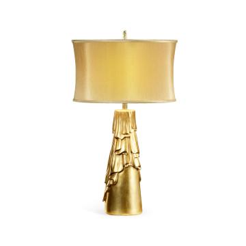 Table Lamp Candle Wax - Gold