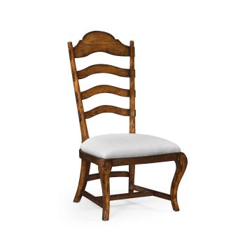 Dining Chair in Rustic Walnut - COM