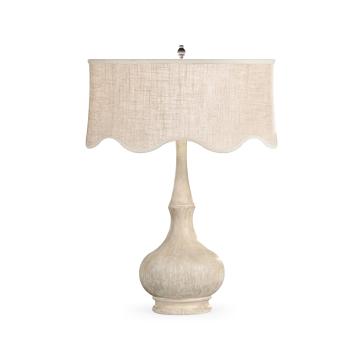 Limed Acacia Table Lamp