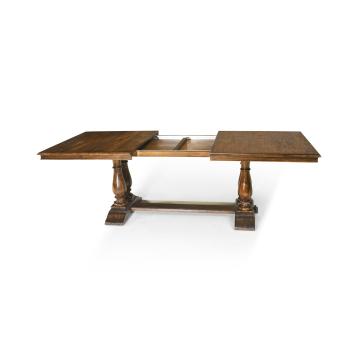71" Country Walnut Rectangular Extending Dining Table