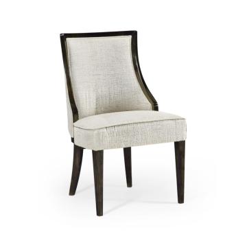 Smoked Grey Eucalyptus Dining Side Chair - F400