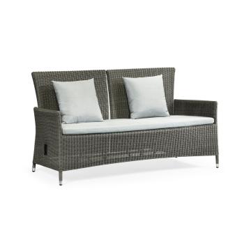 Panama Rattan Two-Seat Sofa with Reclining Back