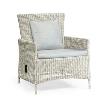Panama Rattan Chair with Reclining Back