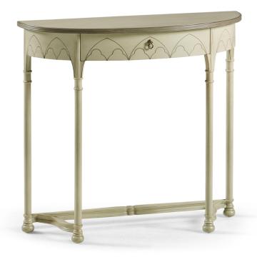 Gothic Painted Sage Console Table