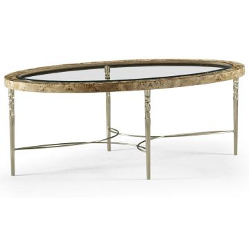 Fulgurite Golden Amber Cocktail Table