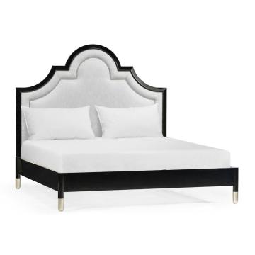 Madison Piano Black UK Queen Bed