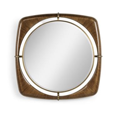 Garonne Walnut Framed Mirror - Small