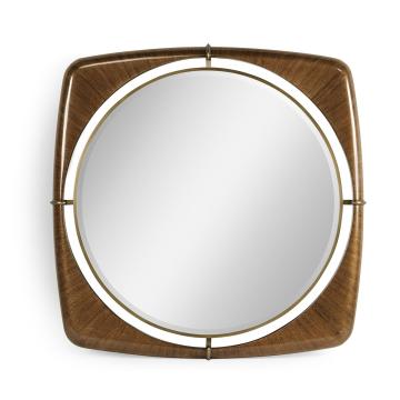 Garonne Walnut Framed Mirror - Large