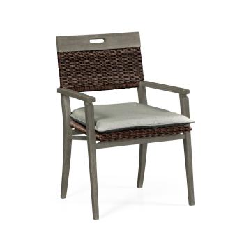 Hampton Grey Outdoor Dining Chair