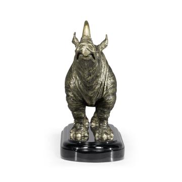 Antique Dark Bronze Rhino