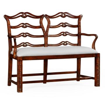 Chippendale Style Double Bench