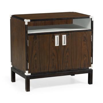 Bedside Cabinet Military in Santos Rosewood