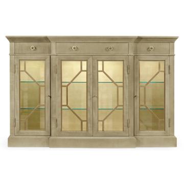 Four-Door Display Cabinet Art Deco