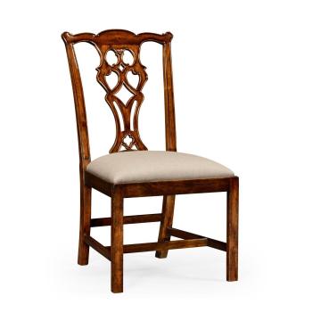Dining Chair Chippendale in Walnut - Mazo