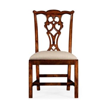 Dining Chair Chippendale in Walnut - Mazo