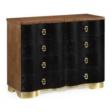 Curated Large Serpentine Chest of Drawers
