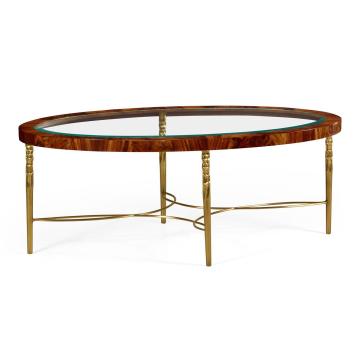 Jonathan Charles Curated Oval Coffee Table