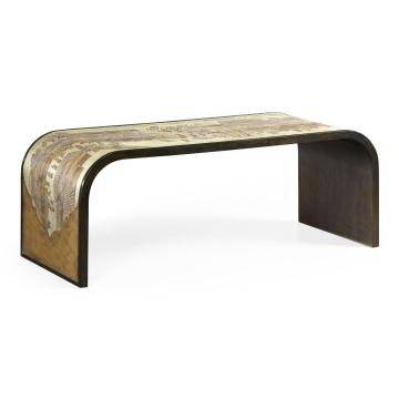 Curved Coffee Table Chinoiserie Style