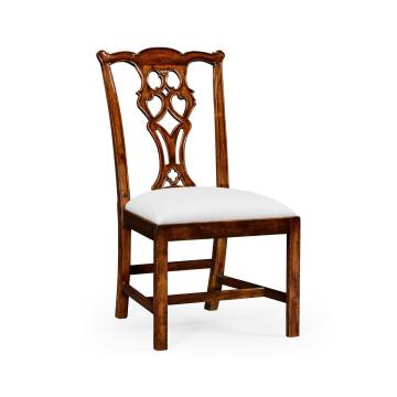 Dining Chair Chippendale in Walnut - COM