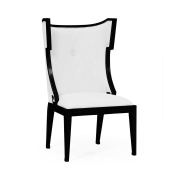 Dining Chair Greek Revival Painted Black - COM