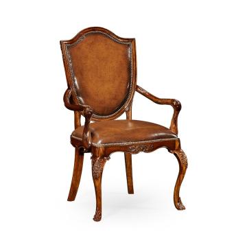 Dining Chair with Arms Hepplewhite - Leather