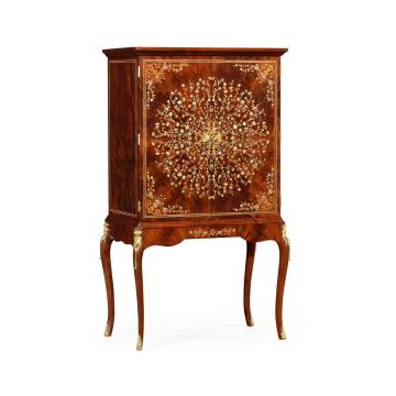 Mahogany & Mother of Pearl Drinks Cabinet