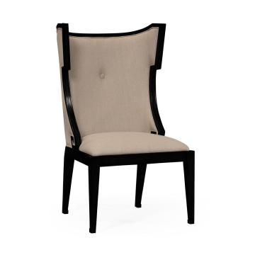 Dining Chair Greek Revival Painted Black - Mazo