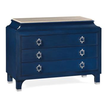 Jonathan Charles Chest of Drawers in Blue Berry Oak