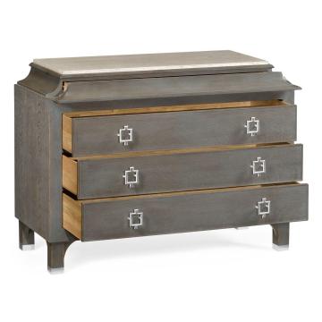 Chest of Drawers Doha in Oak - Pewter